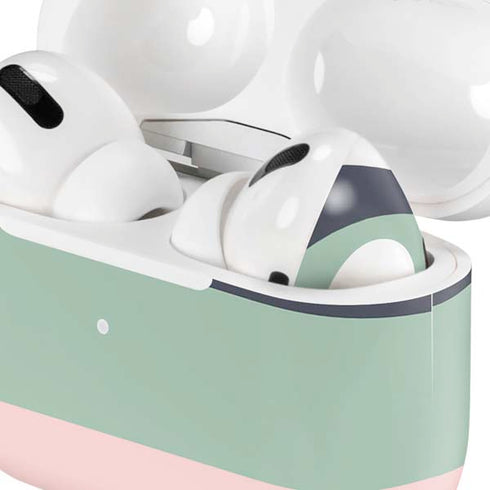 Striped Spring Colors AirPods Skins